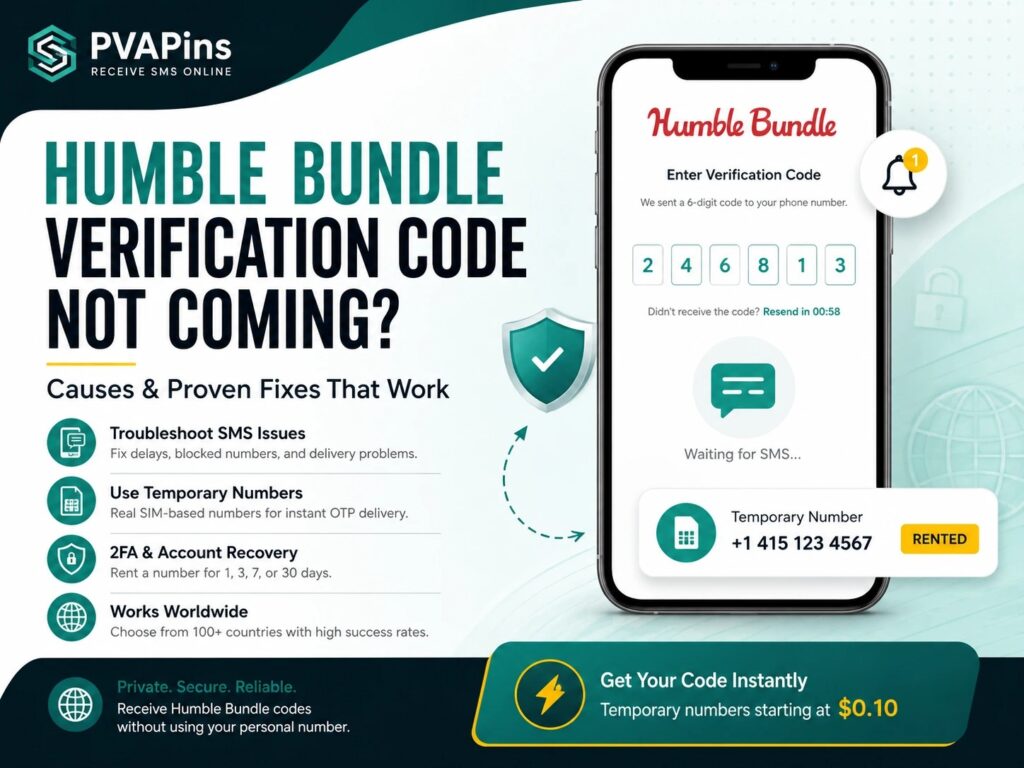 Humble Bundle Verification Code Not Coming