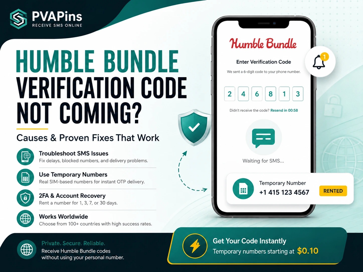 Humble Bundle Verification Code Not Coming