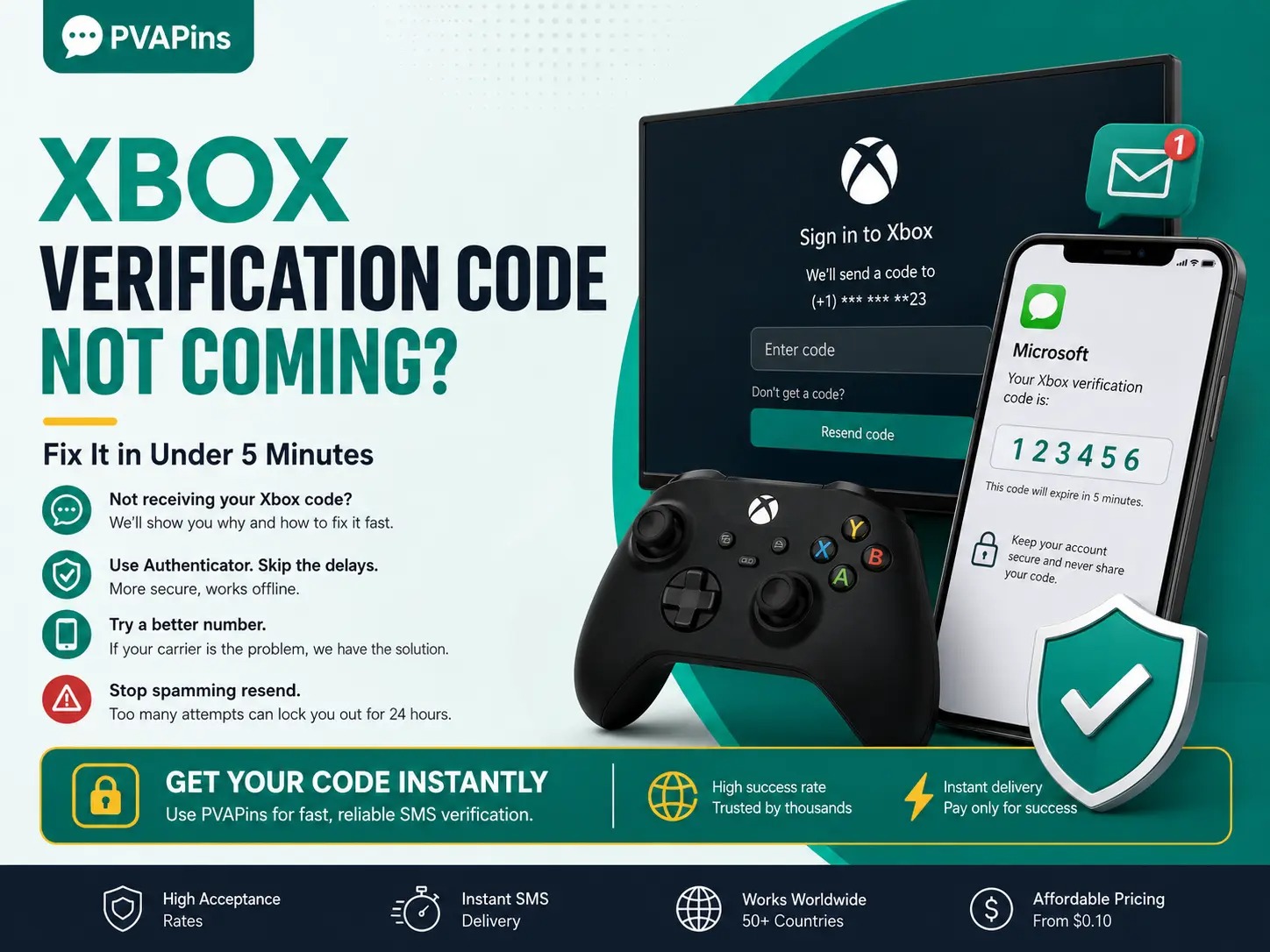 Xbox Verification Code Not Coming