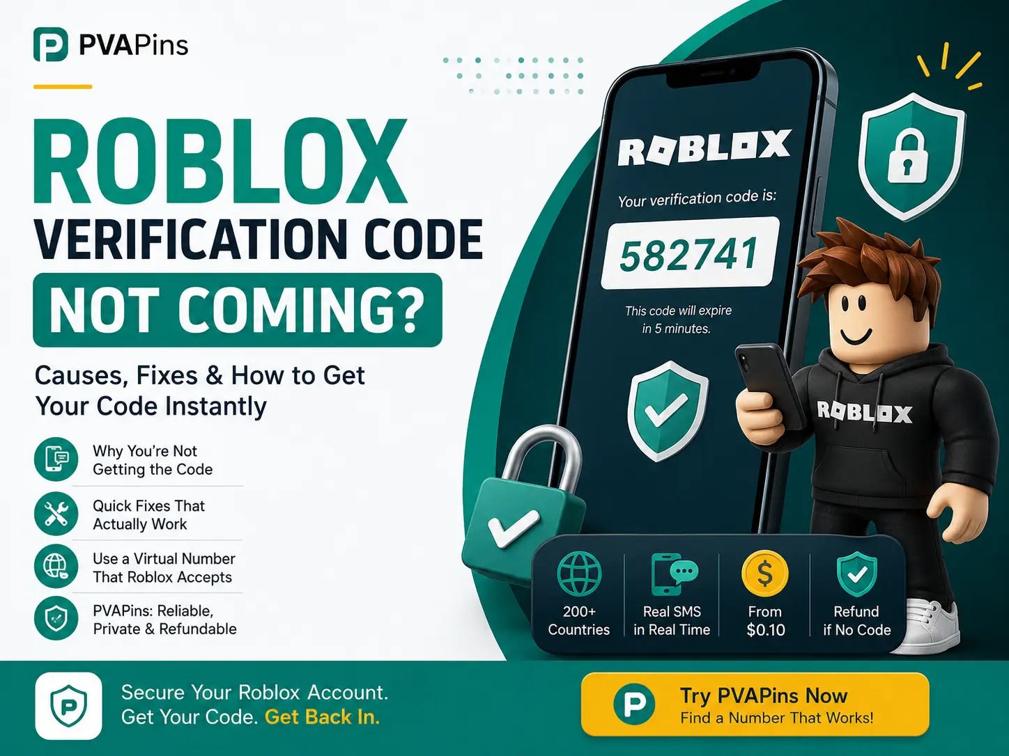 Roblox Verification Code Not Coming