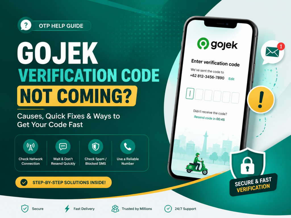Gojek Verification Code Not Coming