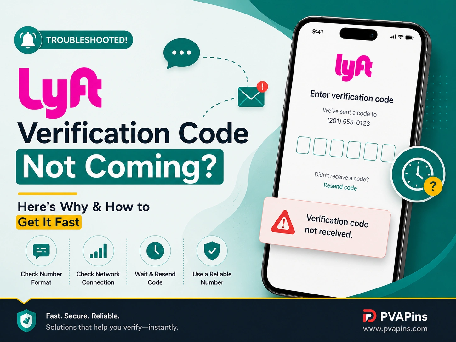 Lyft Verification Code Not Coming