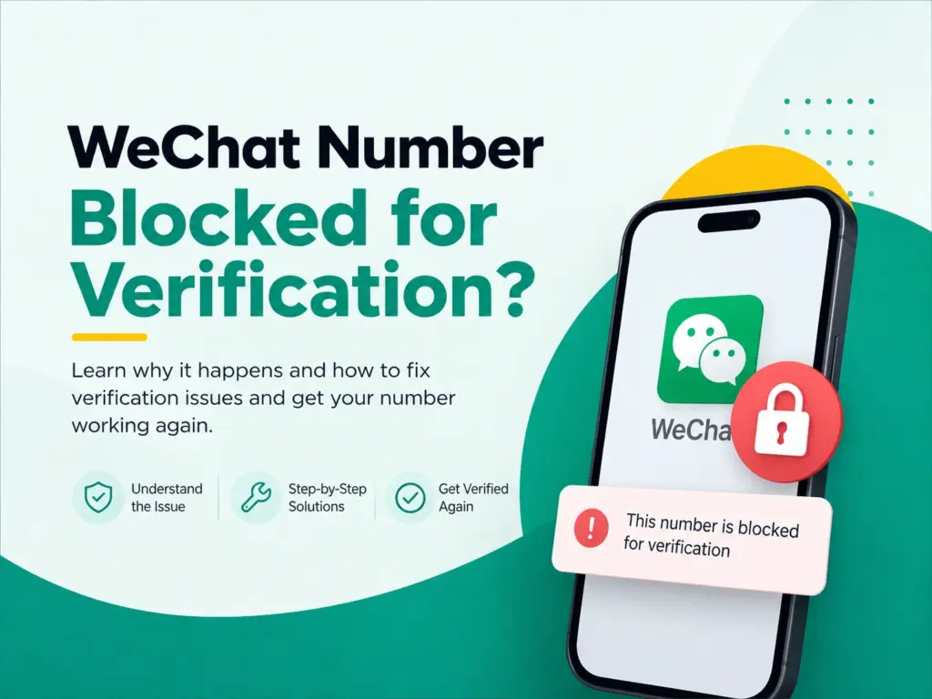 WeChat number is blocked for verification