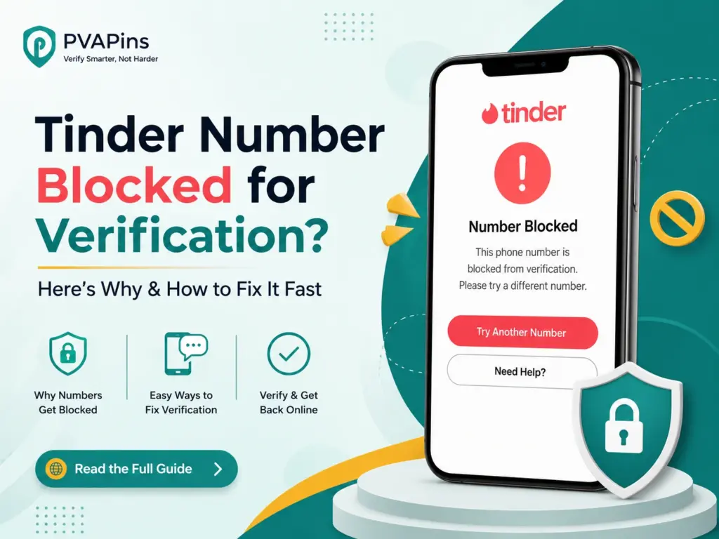 Tinder number is blocked for verification
