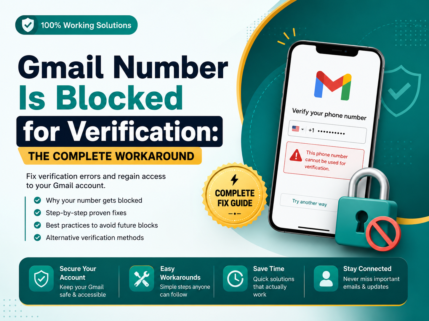 Gmail Number Is Blocked for Verification