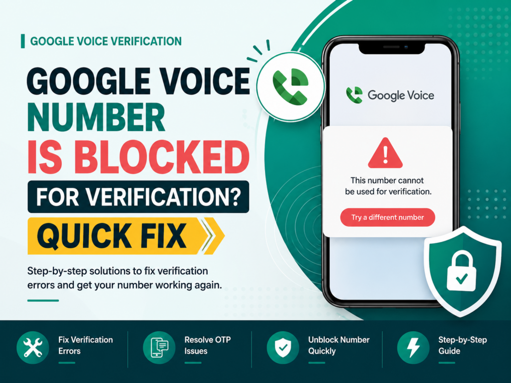 Google Voice number is blocked for verification