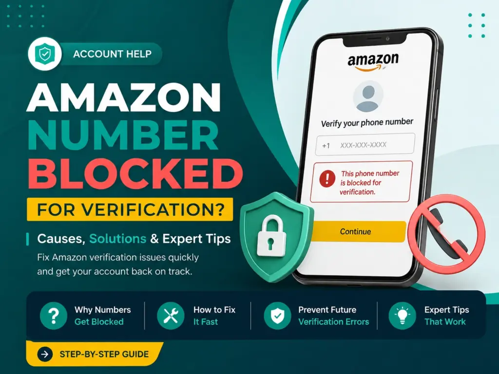 Amazon number is blocked for verification
