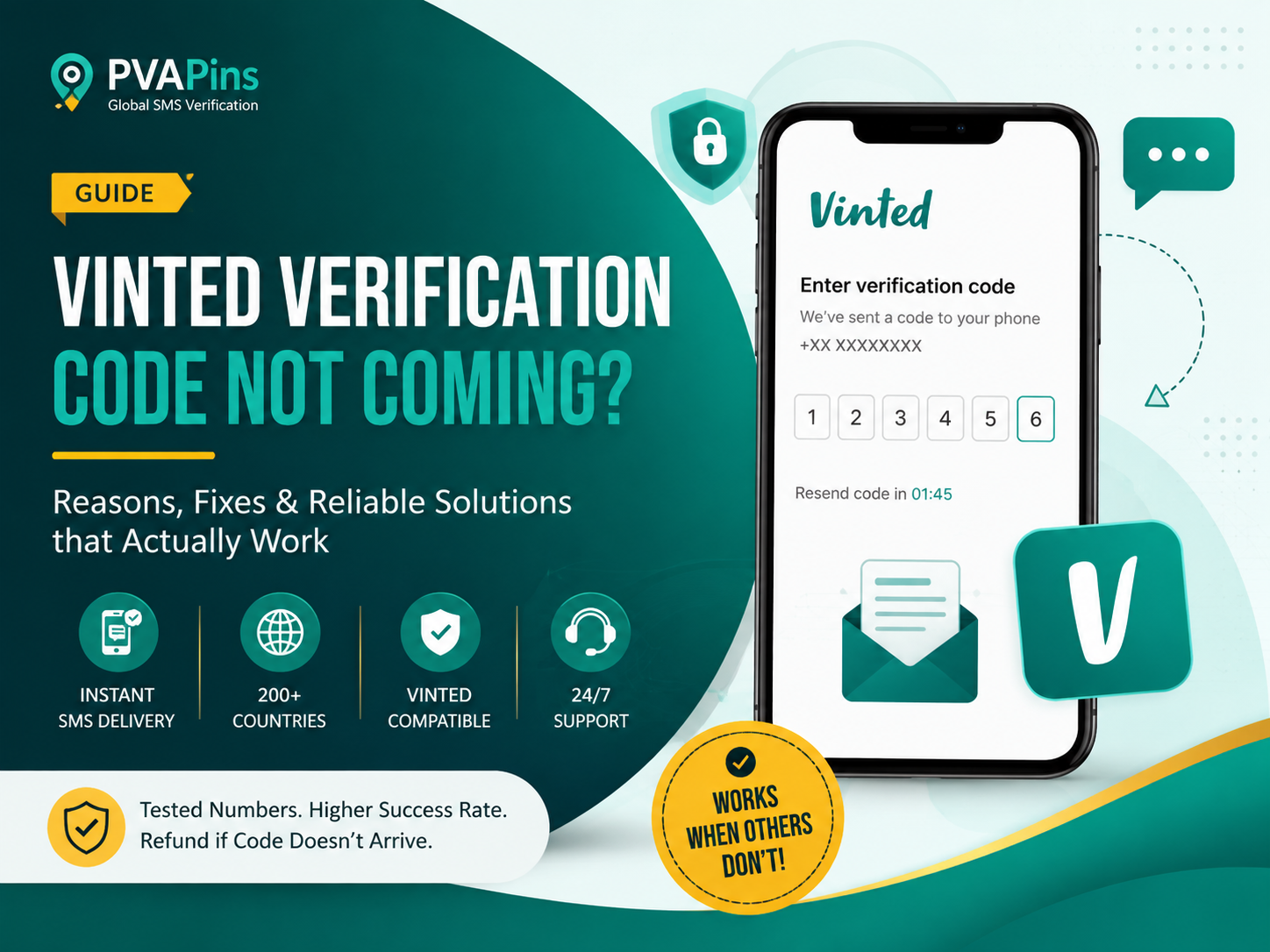 Vinted Verification Code Not Coming