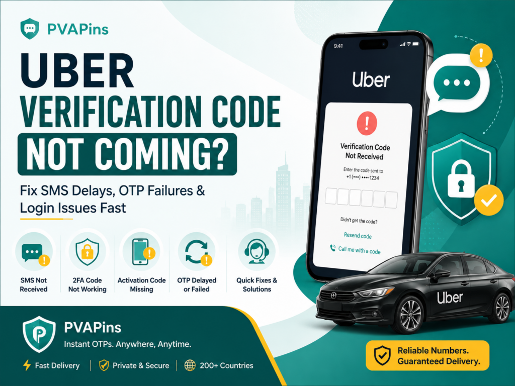 Uber Verification Code Not Coming