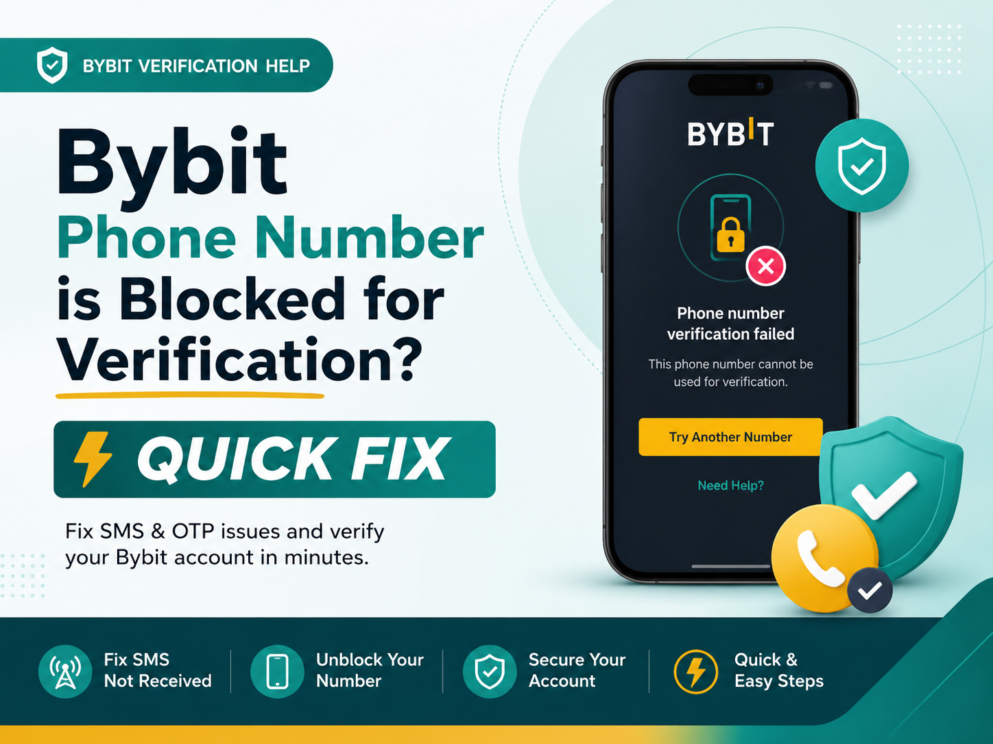 Bybit Phone Number is Blocked for Verification