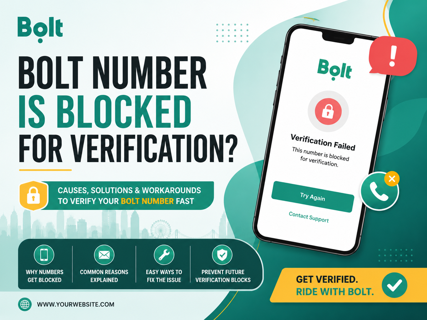 Bolt number is blocked for verification