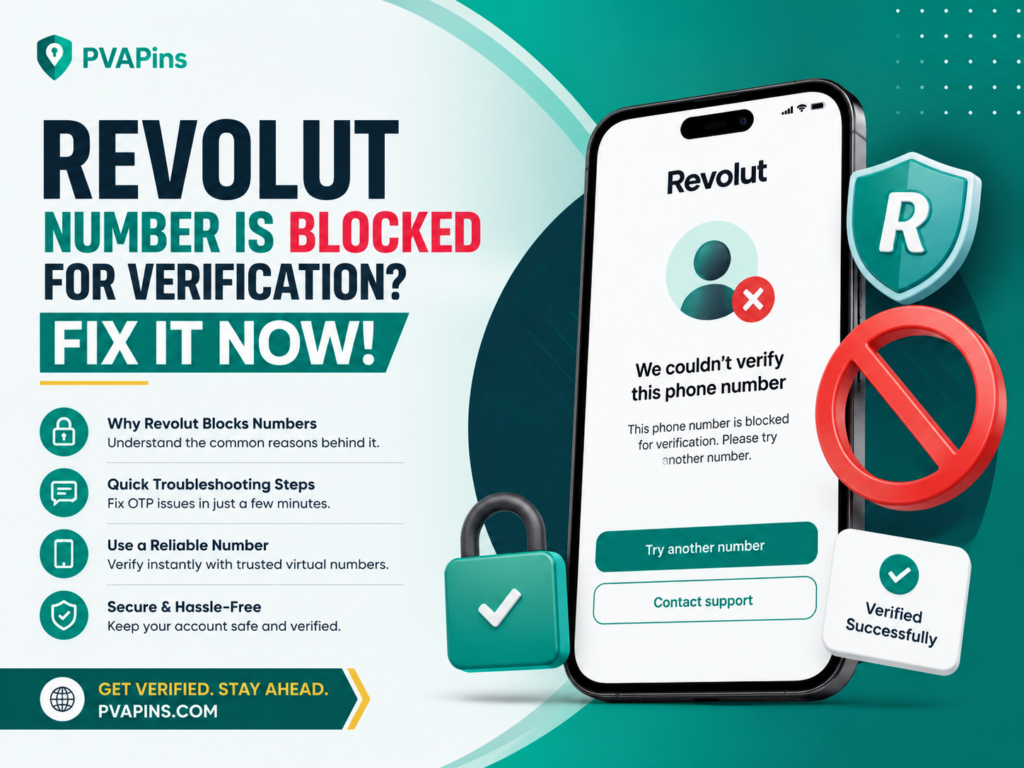 Revolut number is blocked for verification