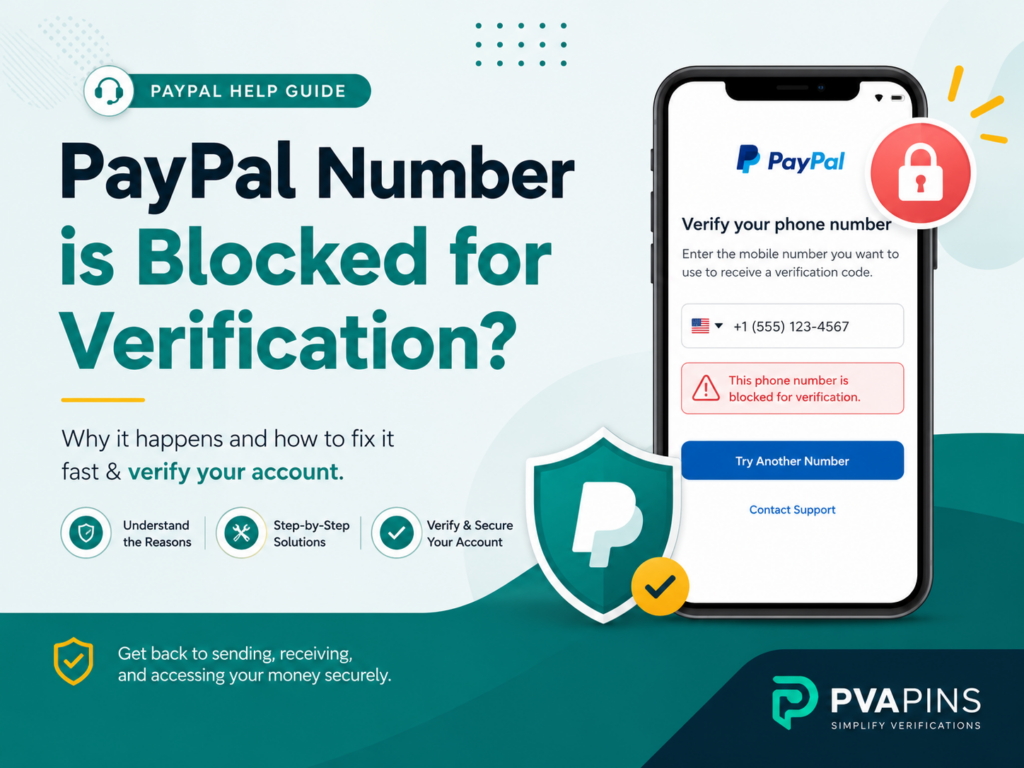 PayPal number is blocked for verification