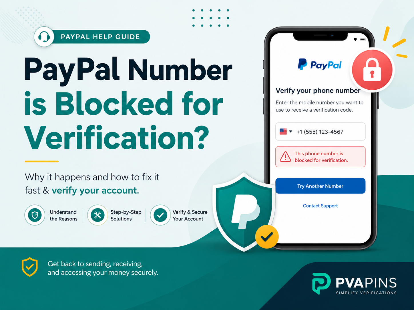 PayPal number is blocked for verification