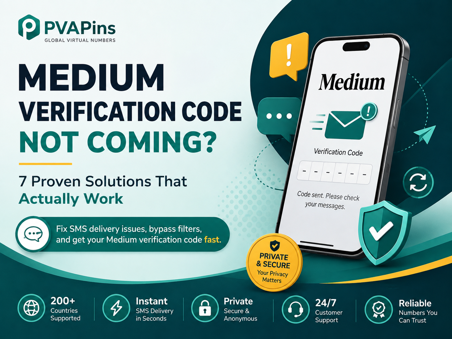 Medium Verification Code Not Coming