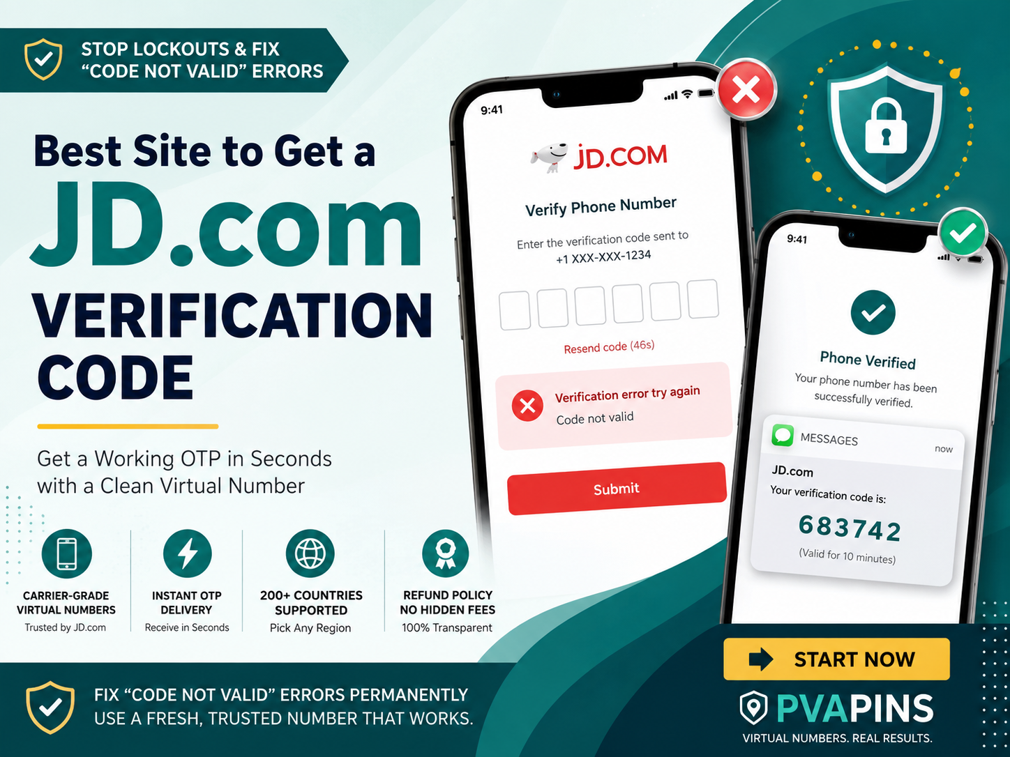 JD.com Verification Code Not Coming
