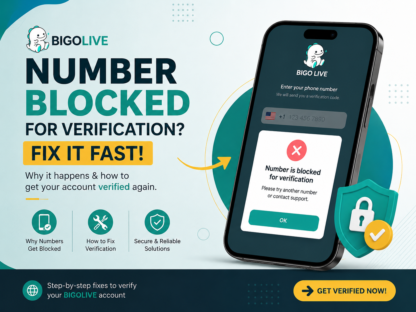 BIGOLIVE Number Blocked for Verification