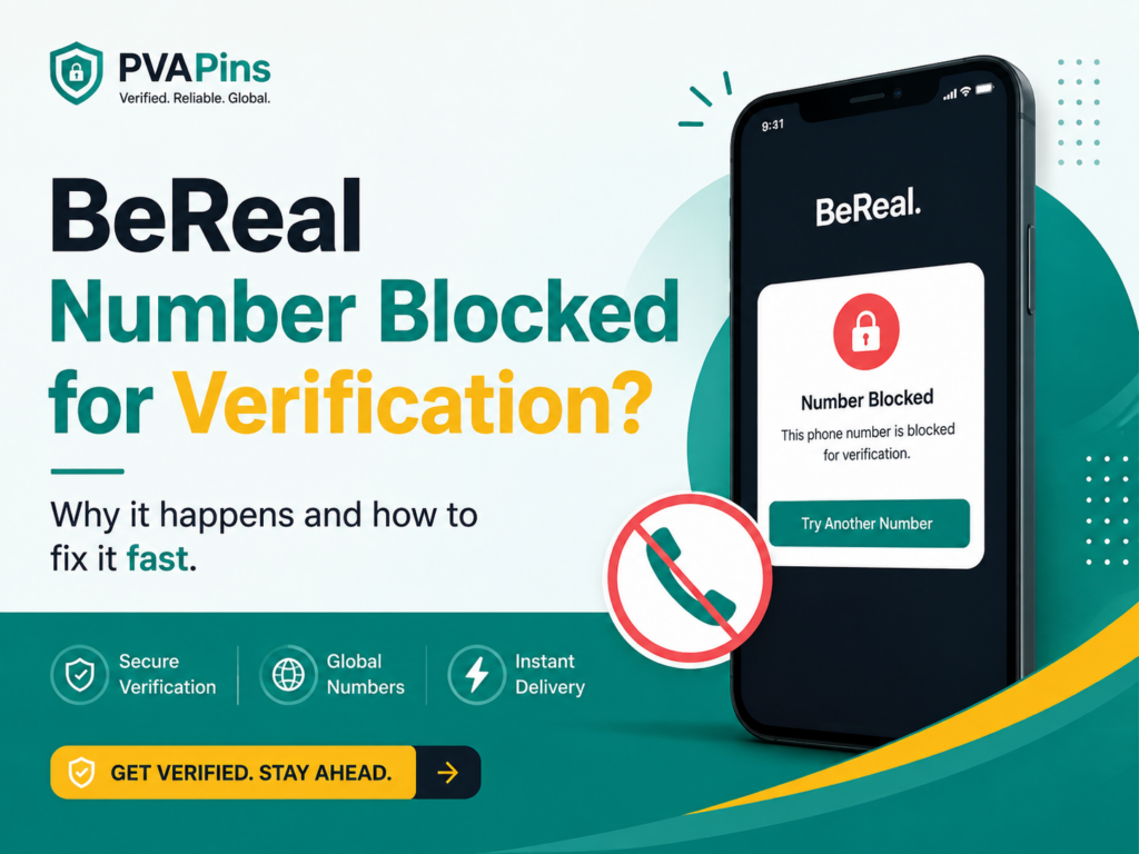 BeReal number is blocked for verification