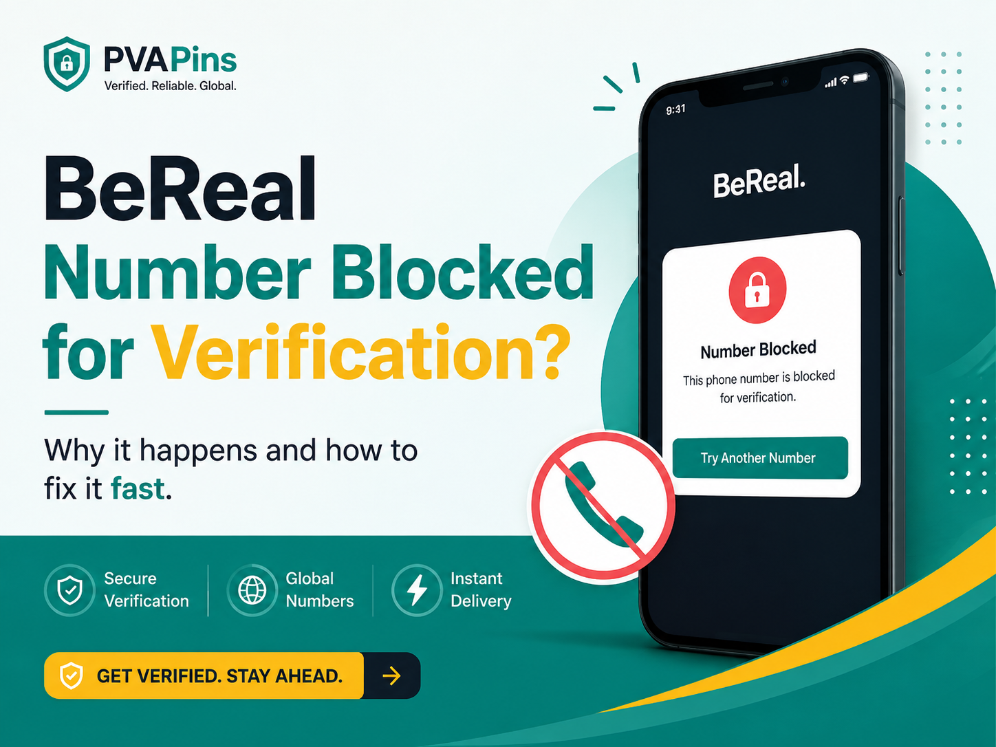 BeReal number is blocked for verification