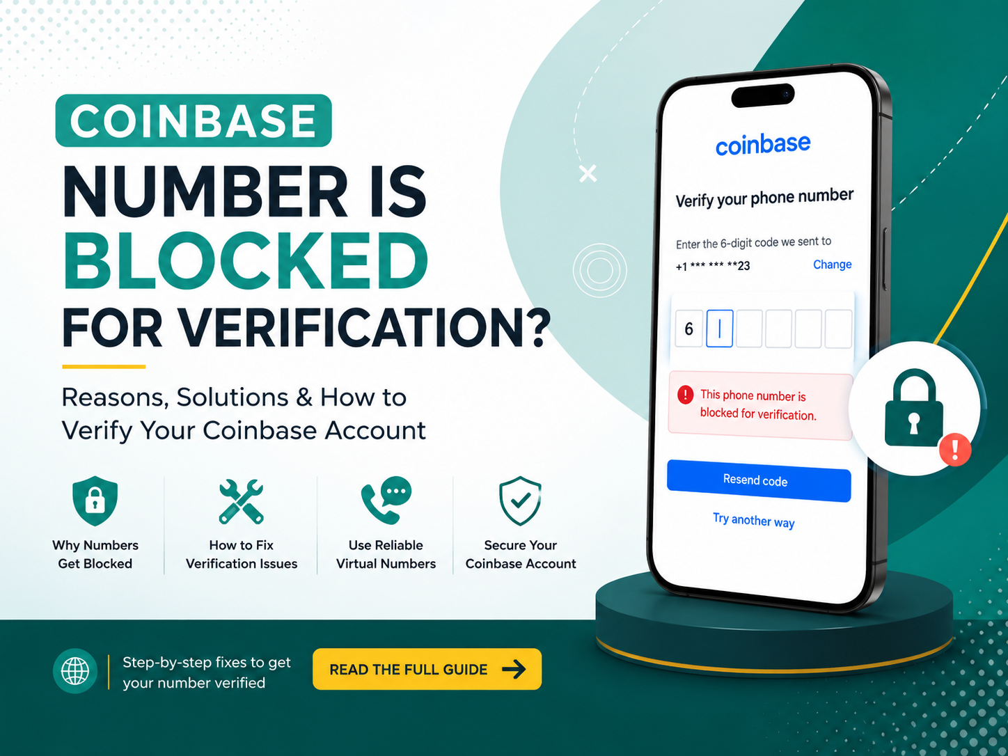 Coinbase Number Is Blocked for Verification