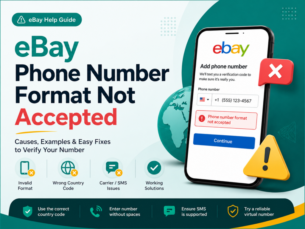 eBay Phone Number Format Not Accepted
