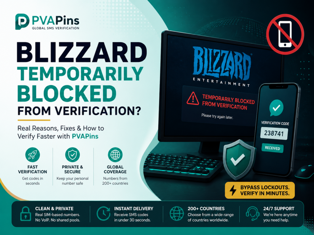 Blizzard temporarily blocked from verification