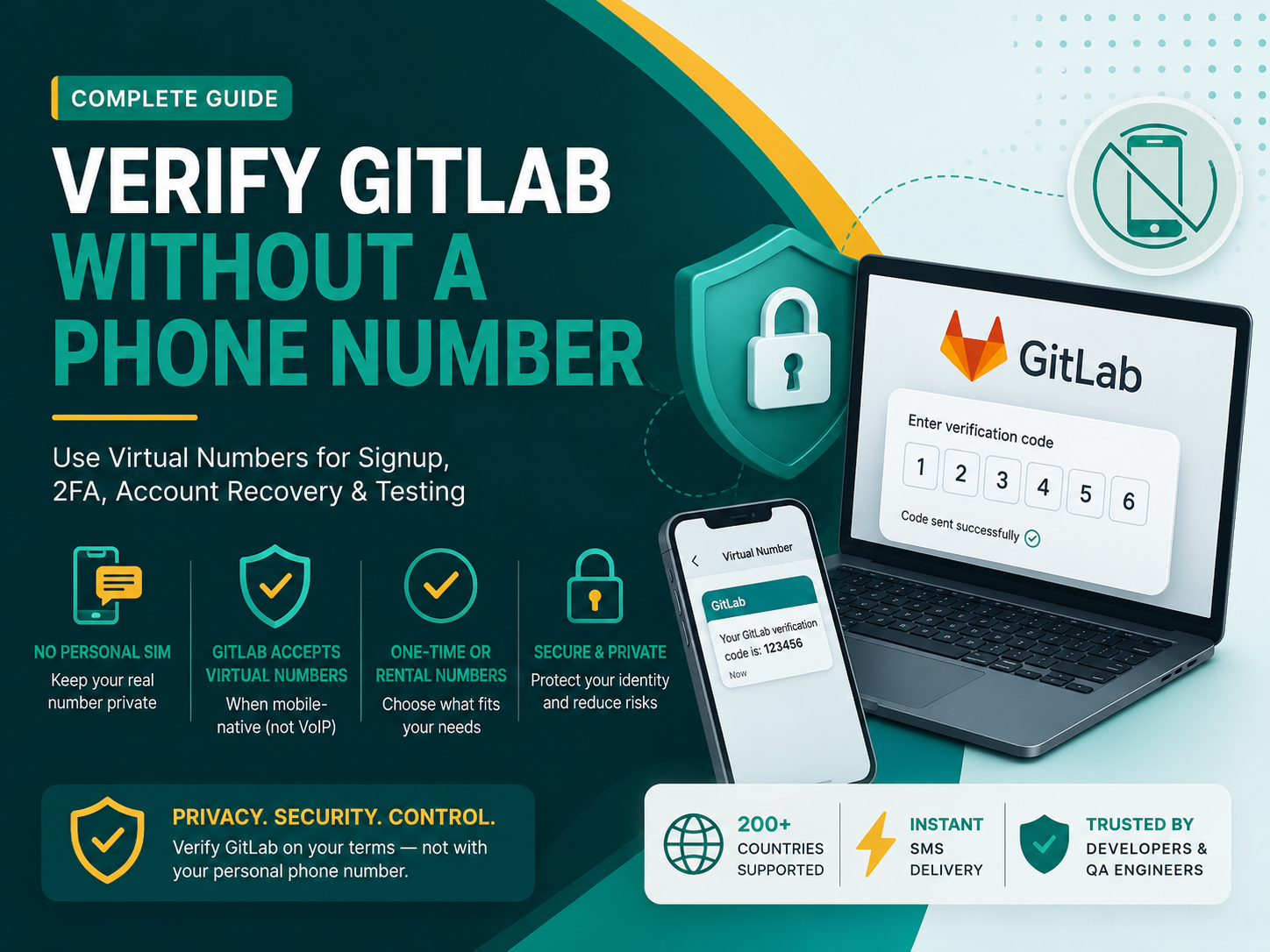 Verify GitLab Without Phone Number