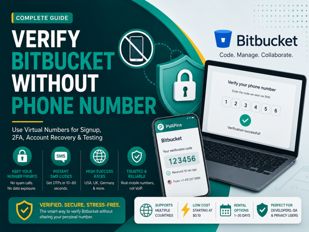 Verify Bitbucket Without Phone Number