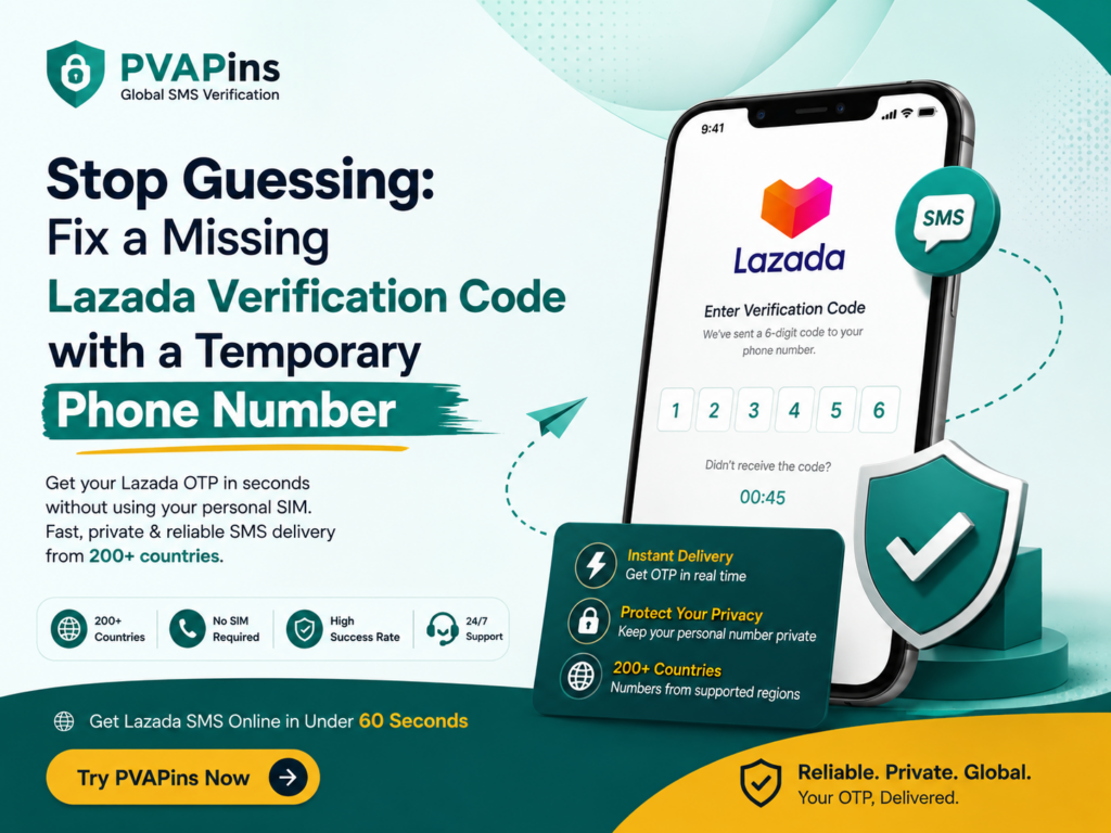 Lazada Verification Code Not Coming