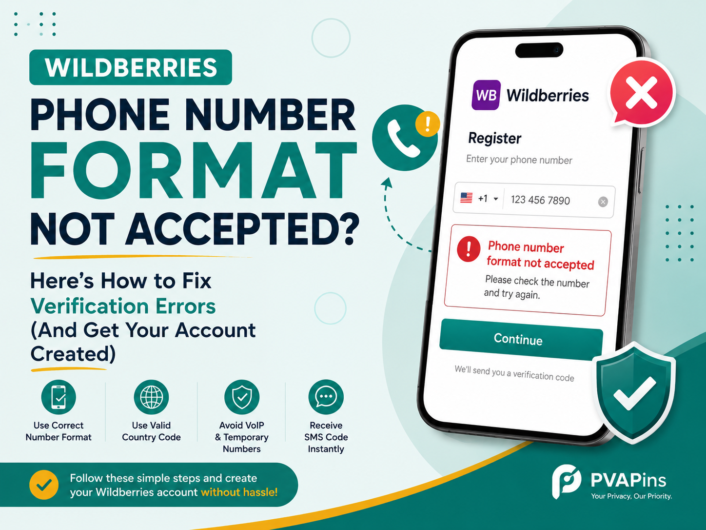Wildberries Phone Number Format Not Accepted