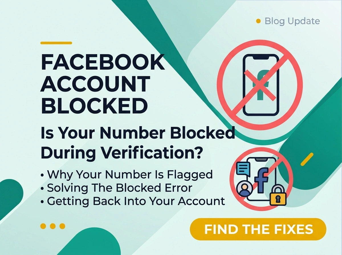 Facebook number is blocked for verification