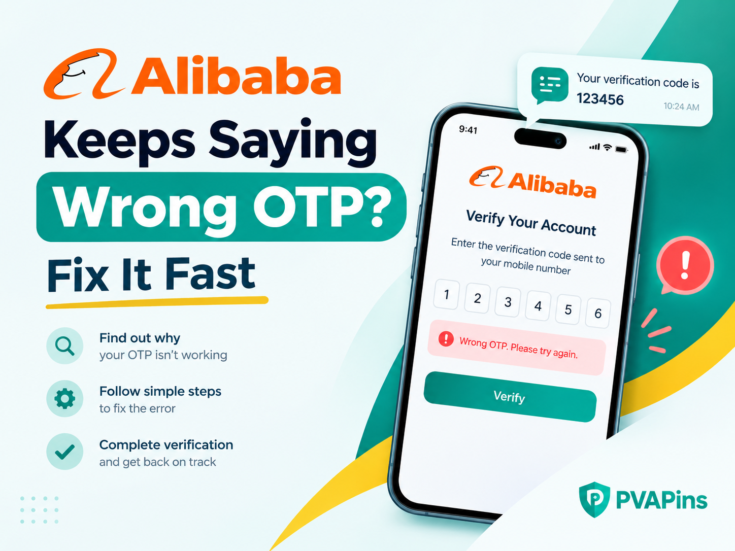 Alibaba Keeps Saying Wrong OTP