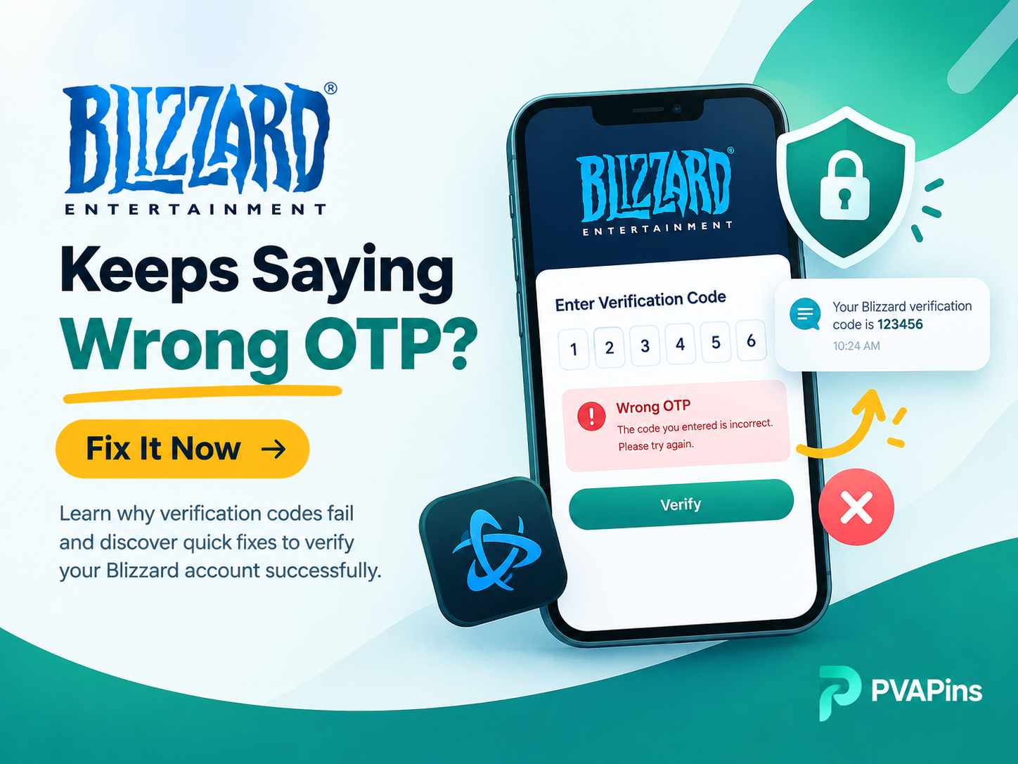 Blizzard Keeps Saying Wrong OTP