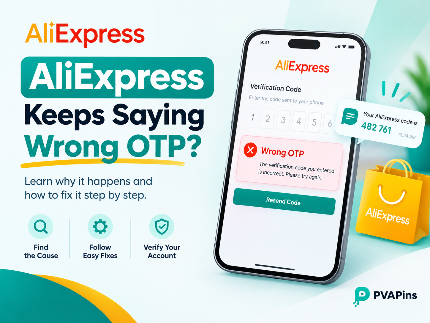AliExpress Keeps Saying Wrong OTP