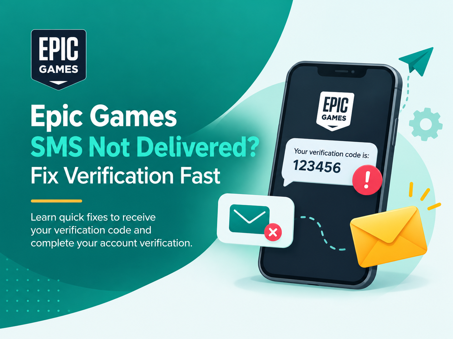 Epic Games SMS not delivered for verification