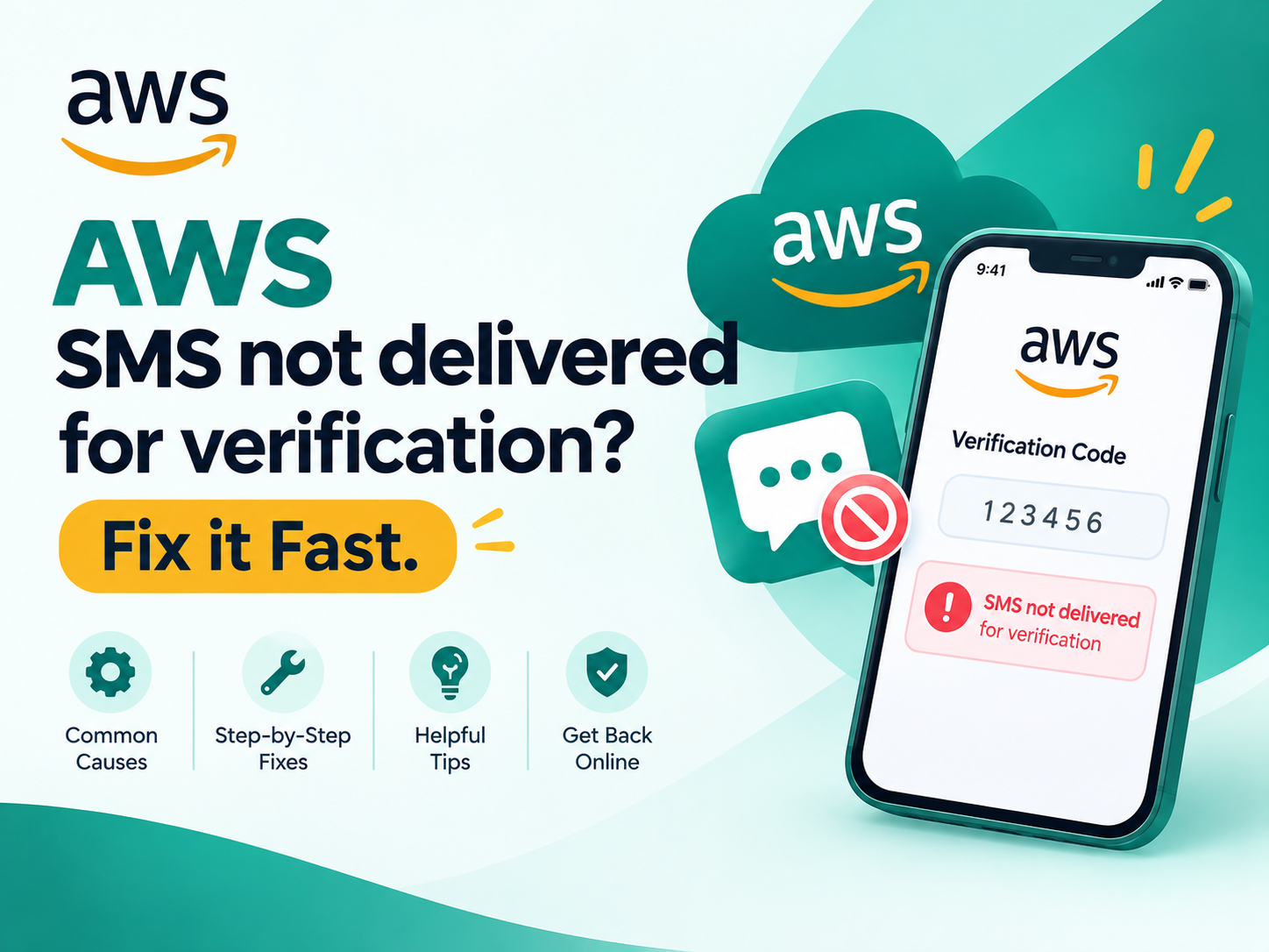 AWS SMS not delivered for verification
