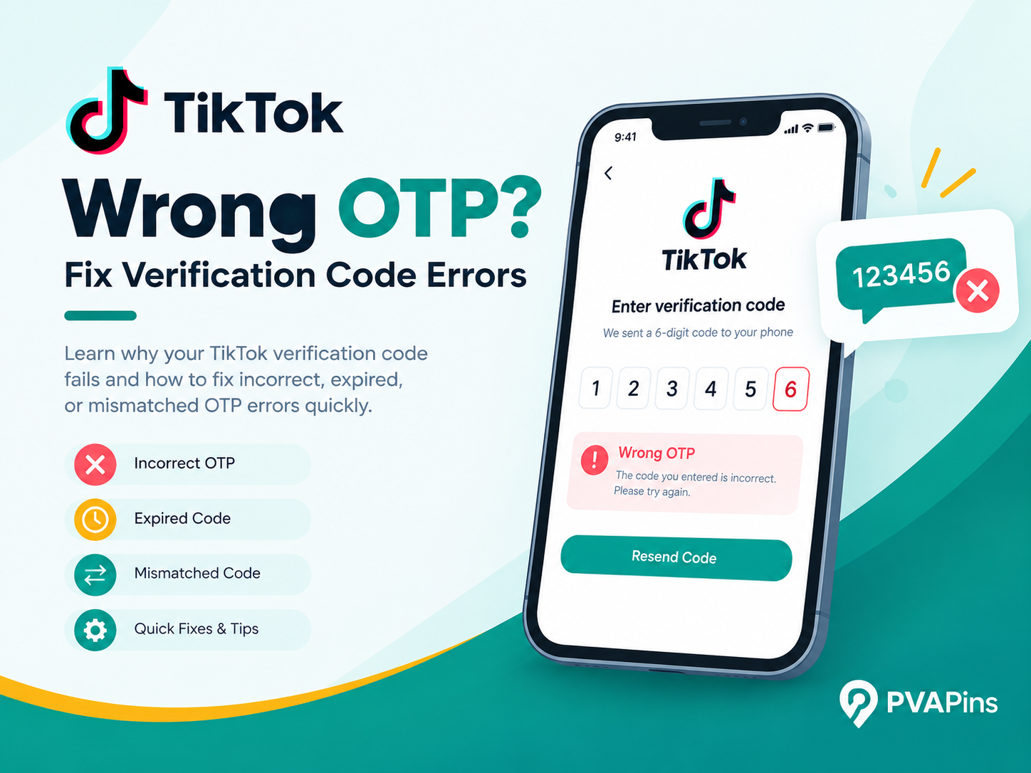 TikTok Keeps Saying Wrong OTP