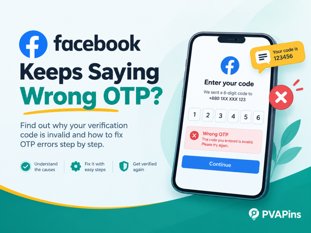 Facebook Keeps Saying Wrong OTP