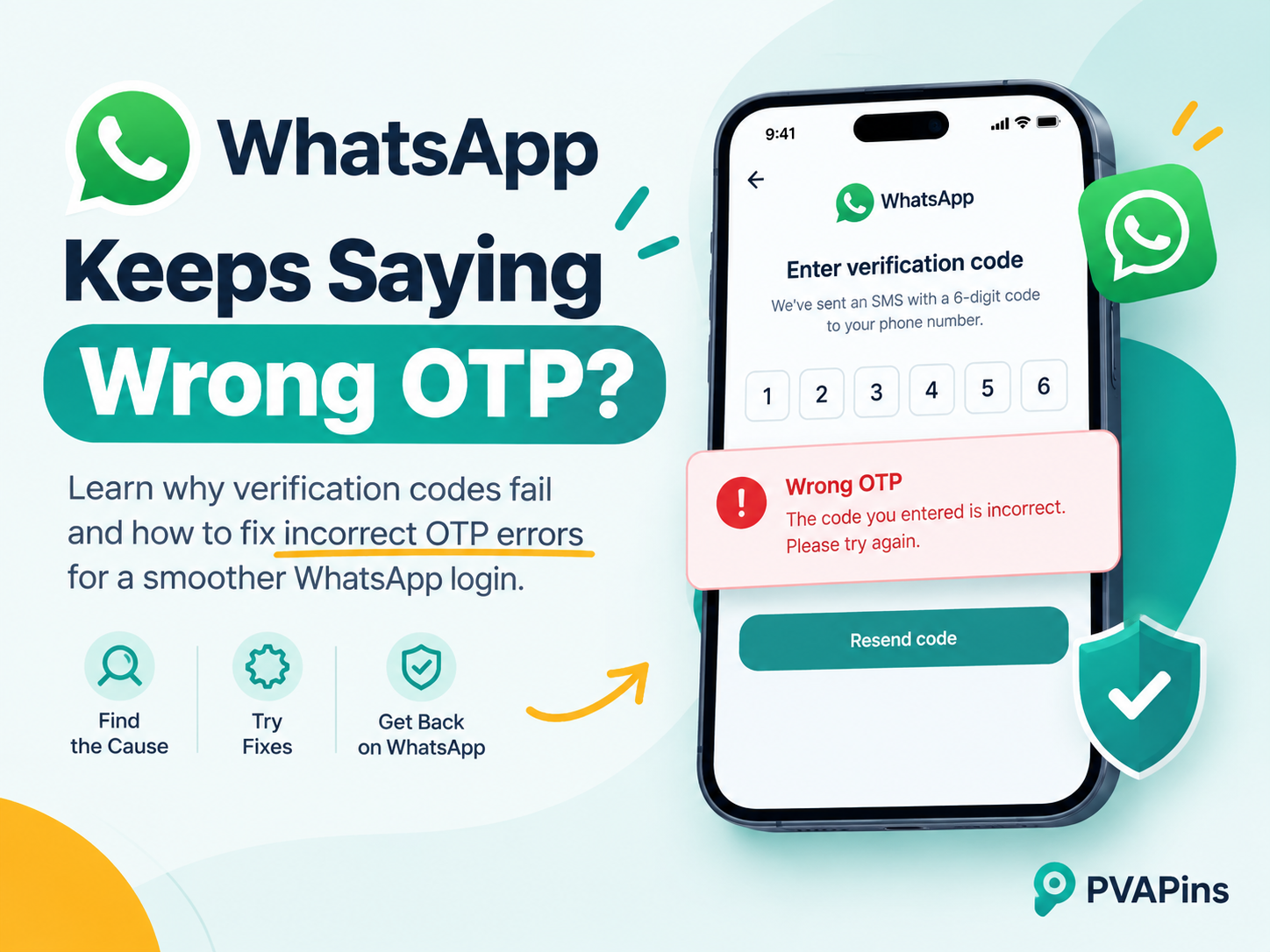 WhatsApp Keeps Saying Wrong OTP