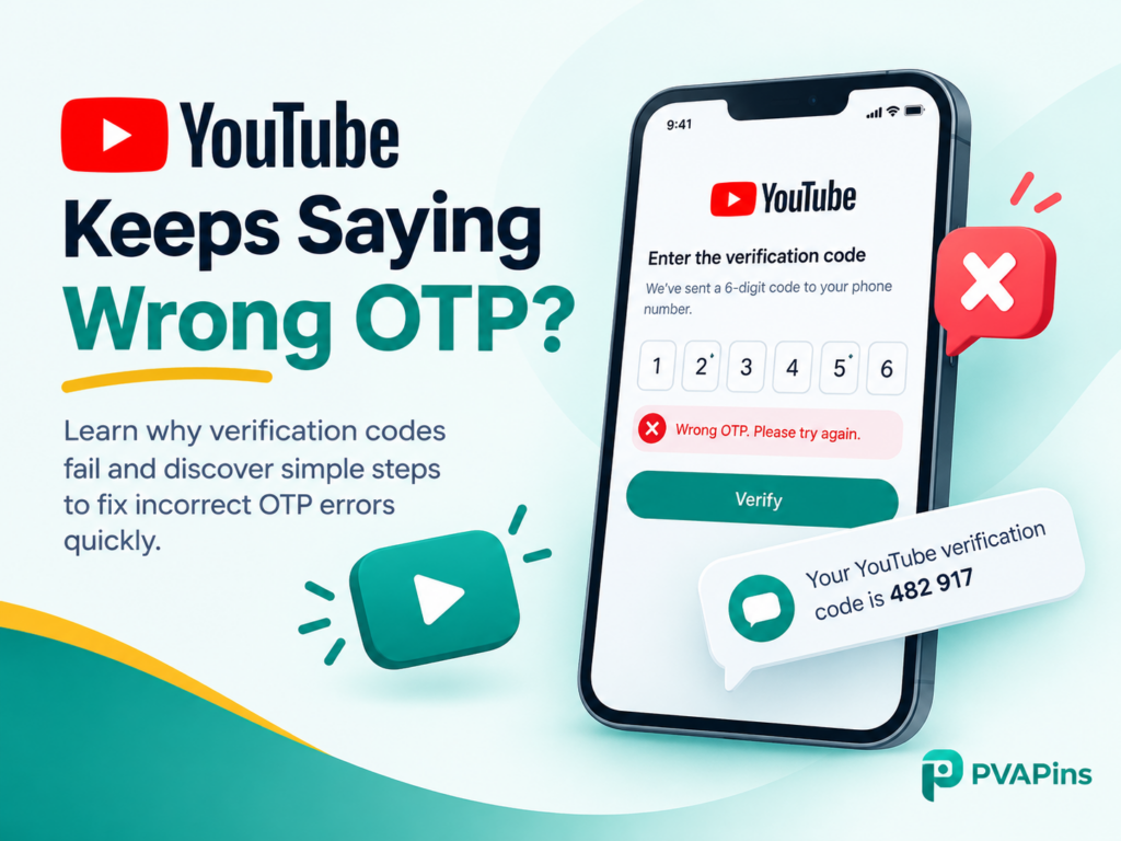 YouTube Keeps Saying Wrong OTP
