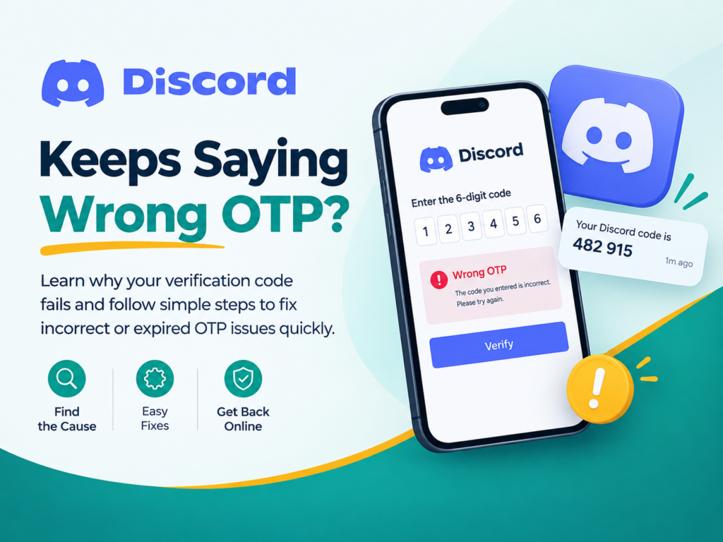 Discord Keeps Saying Wrong OTP