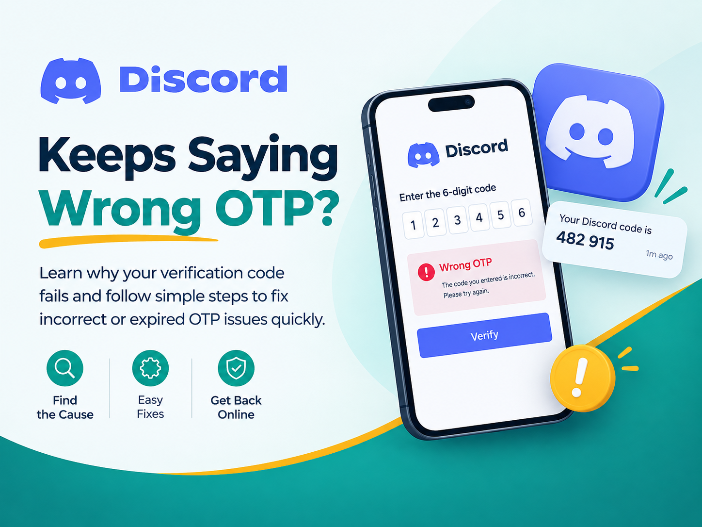 Discord Keeps Saying Wrong OTP