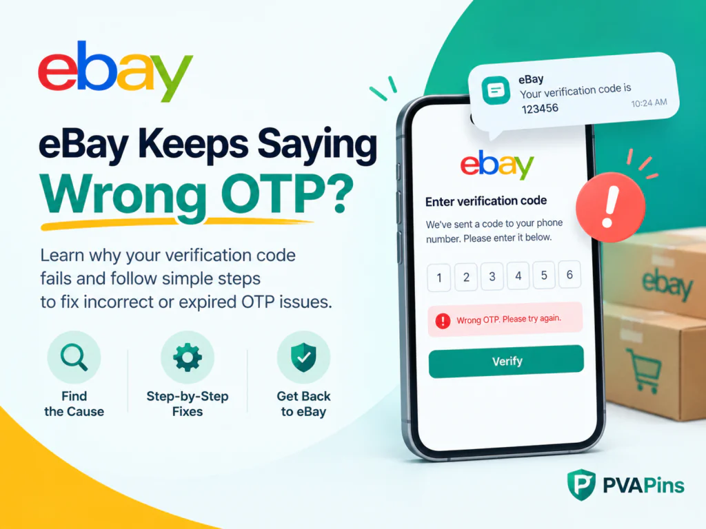 eBay Keeps Saying Wrong OTP