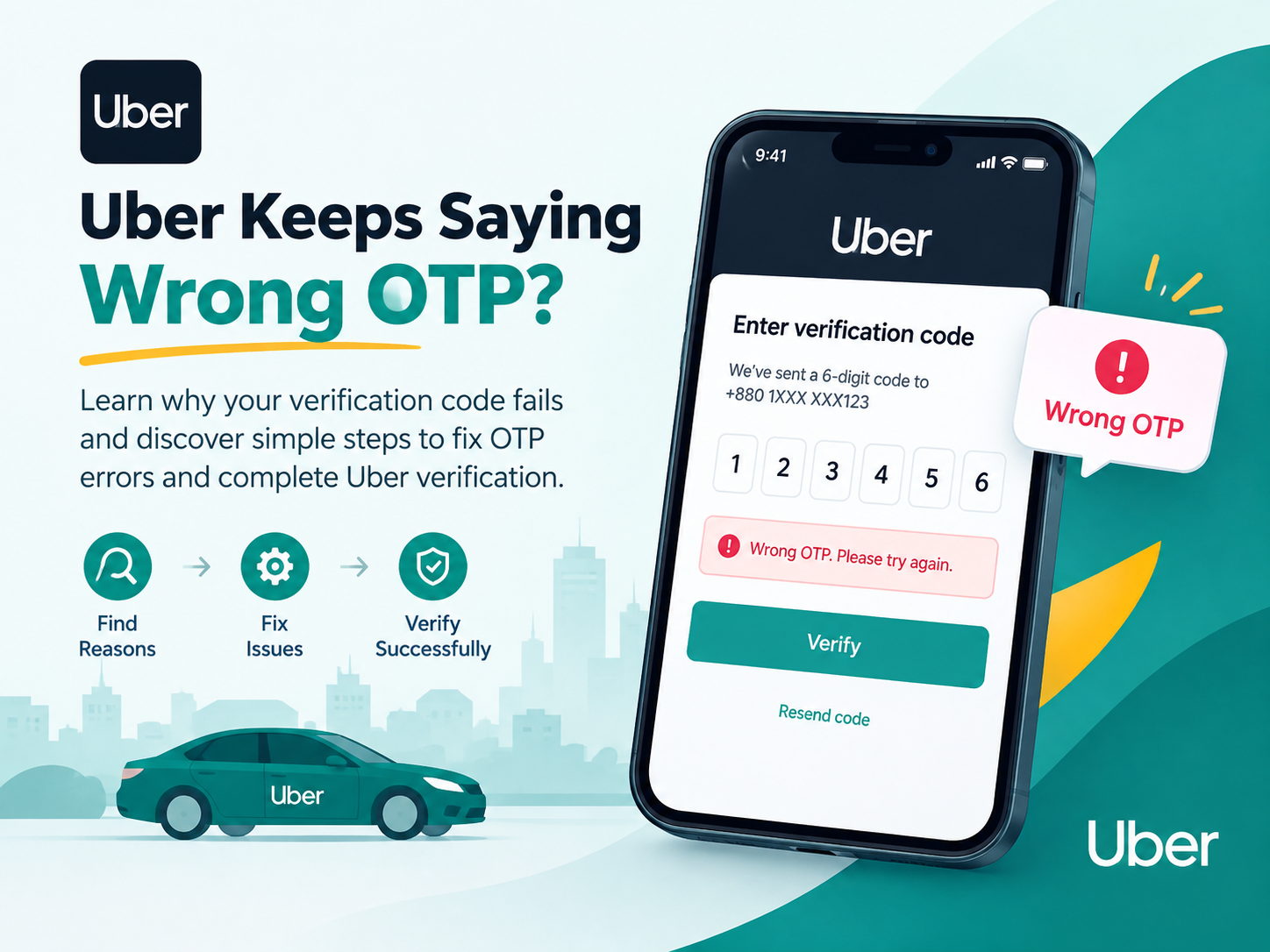 Uber Keeps Saying Wrong OTP