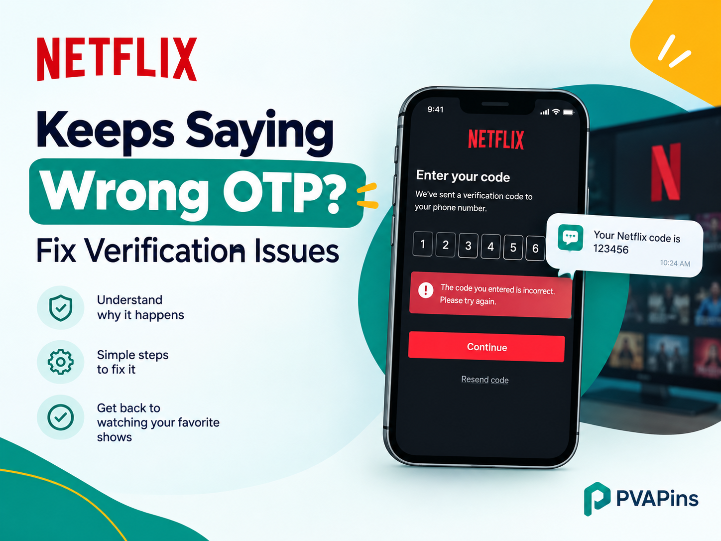 Netflix Keeps Saying Wrong OTP