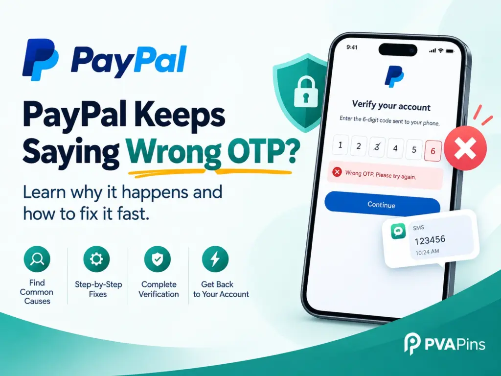 PayPal Keeps Saying Wrong OTP