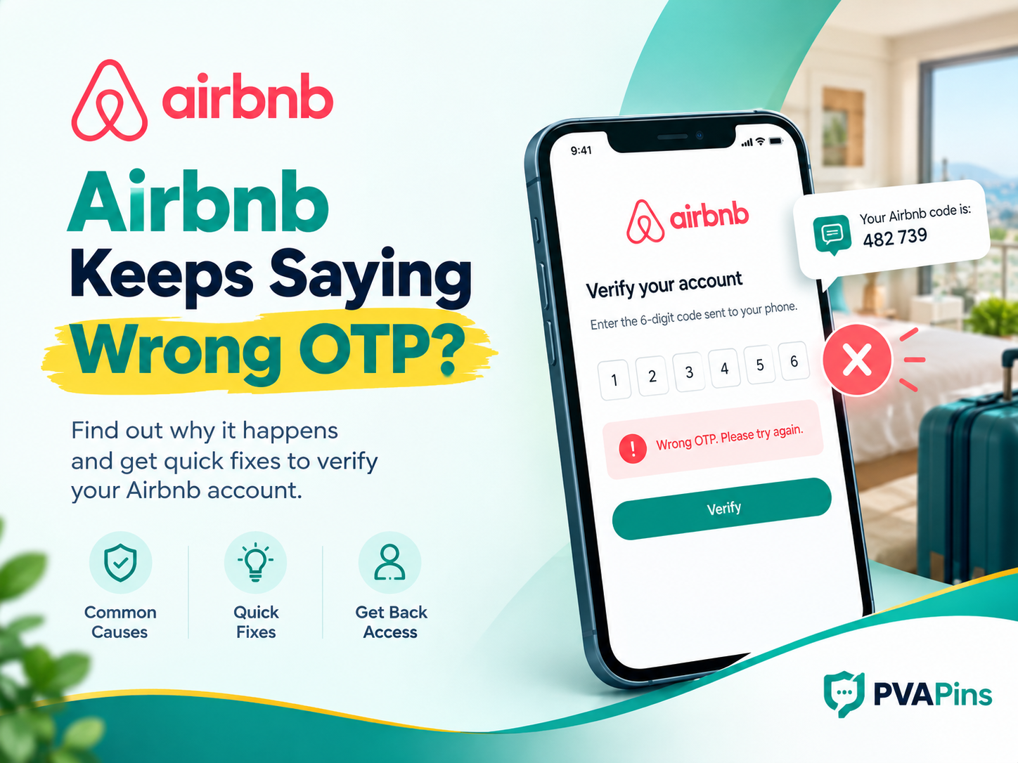 Airbnb Keeps Saying Wrong OTP