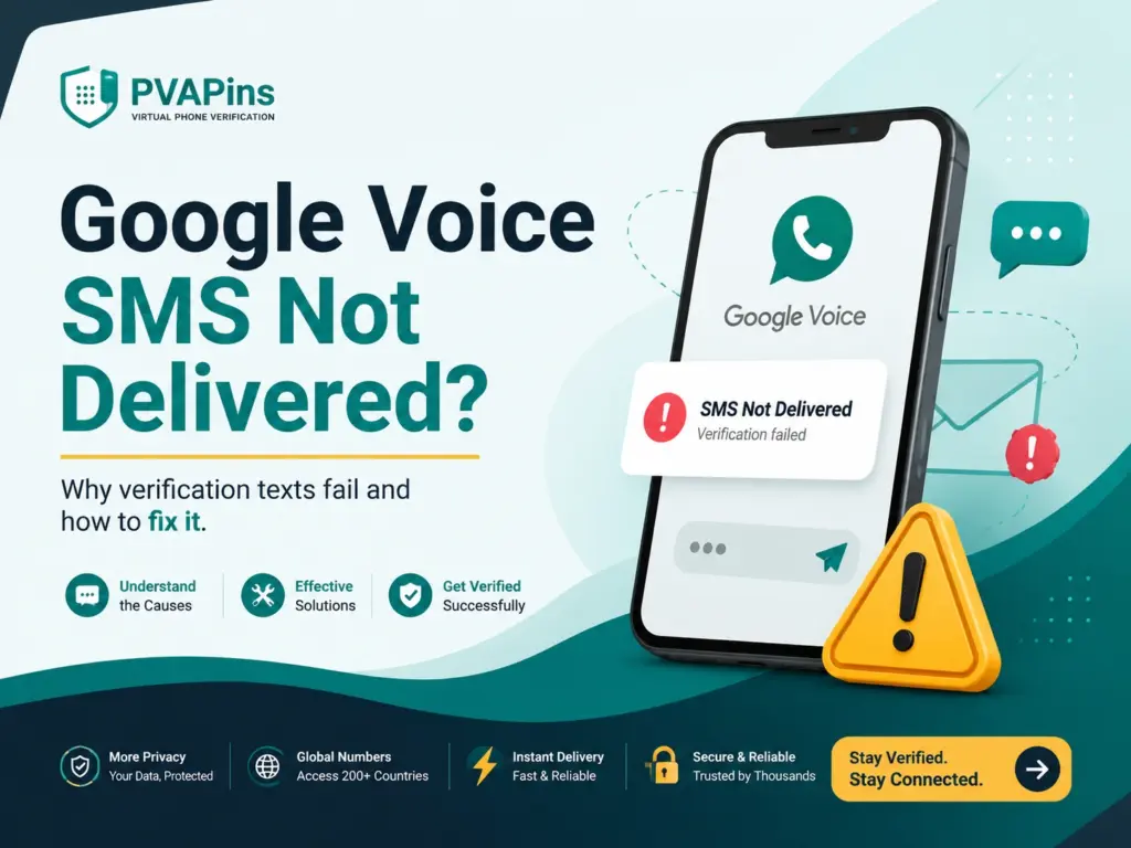 Google Voice SMS not delivered for verification