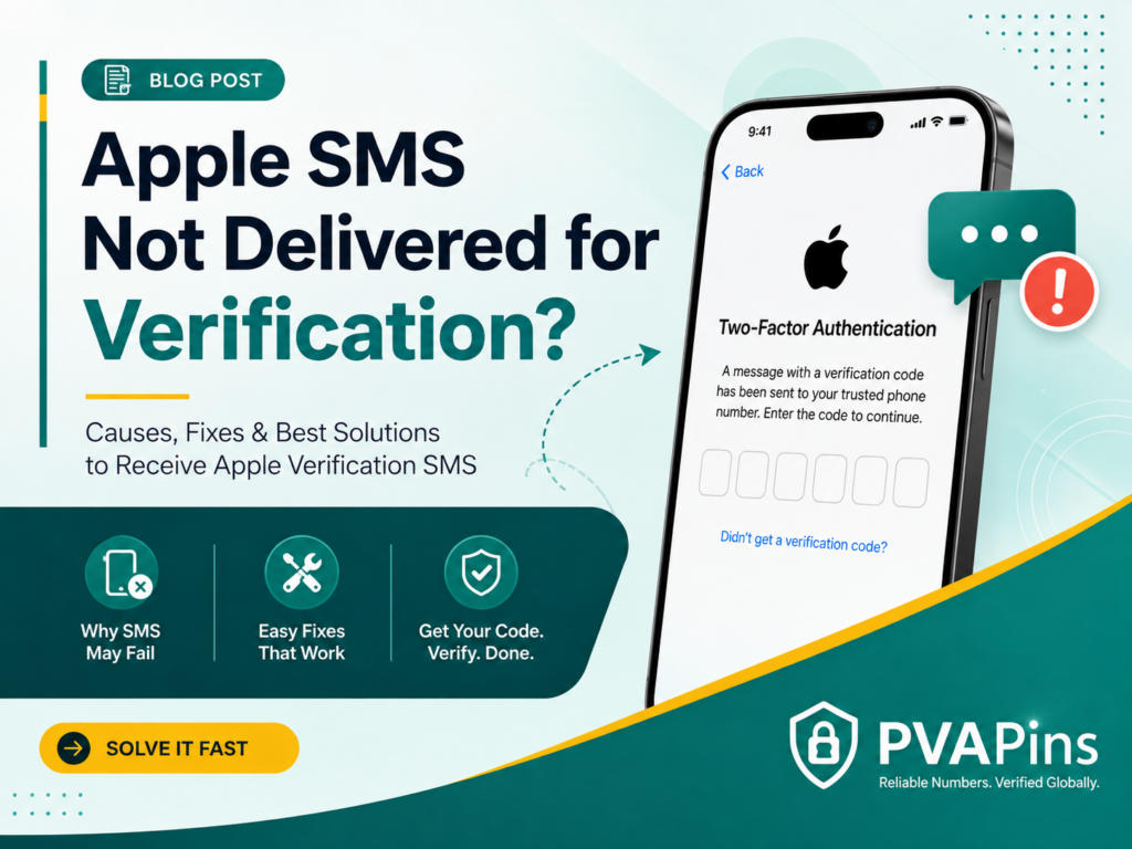Apple SMS not delivered for verification