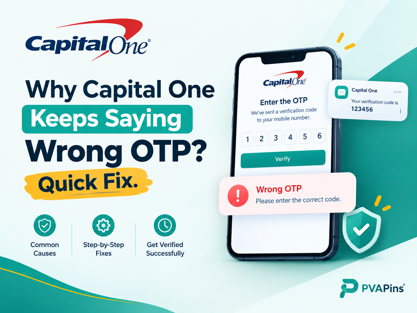 Capital One Keeps Saying Wrong OTP